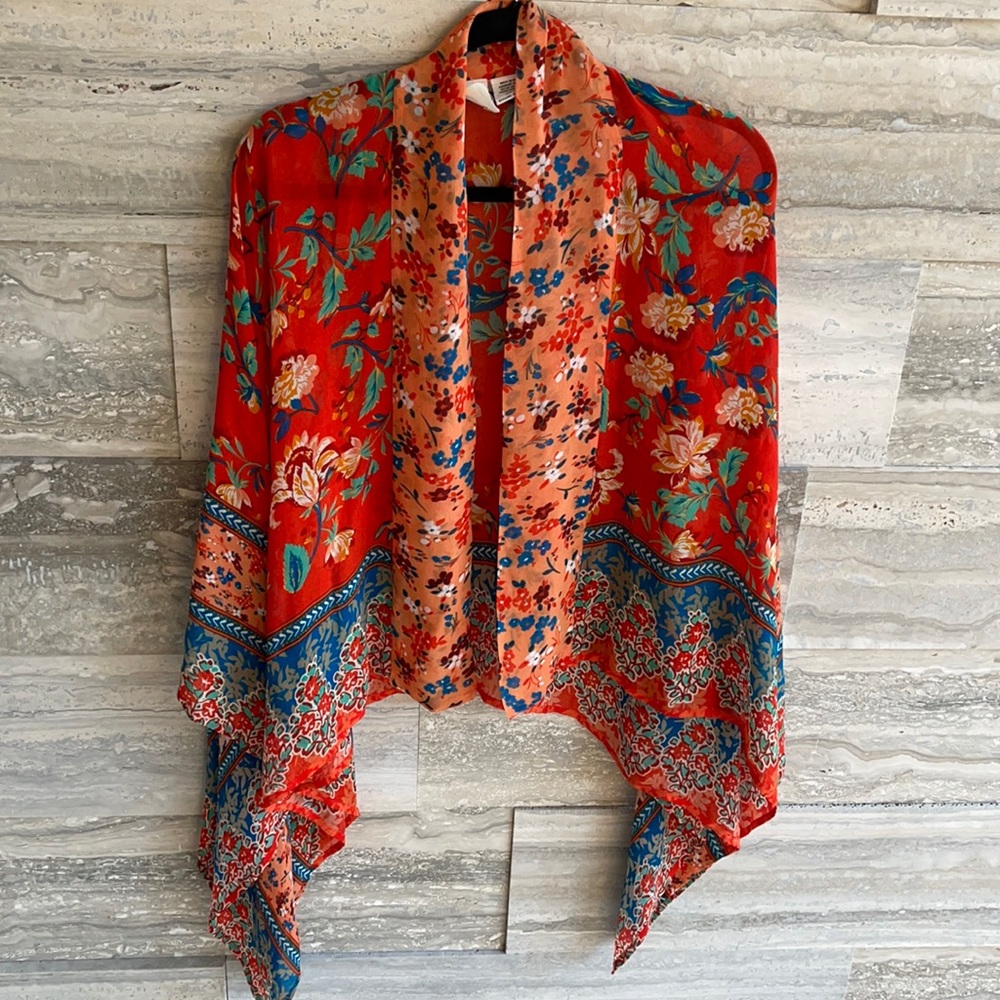 Orange Tunic Top from Anthropology